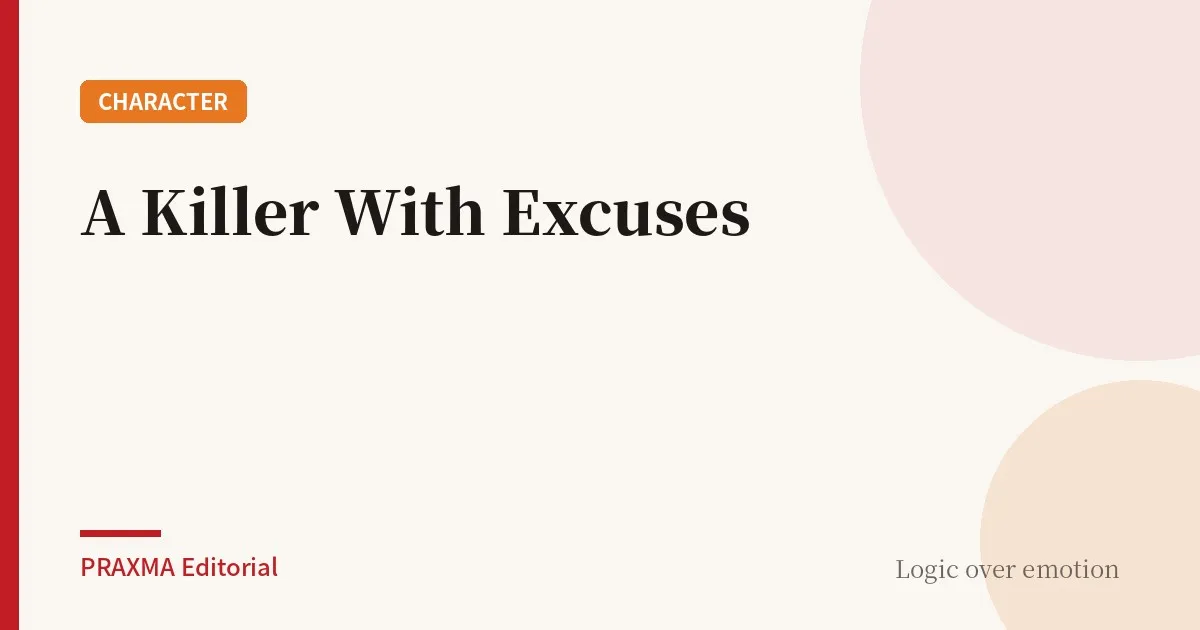 A Killer With Excuses