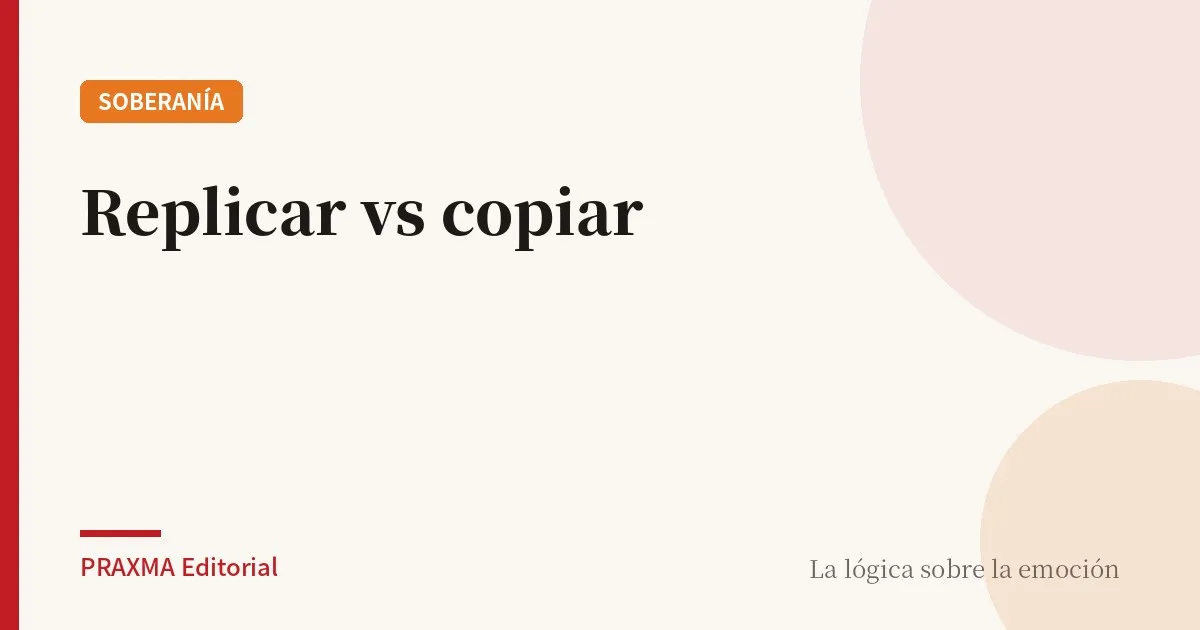REPLICAR VS COPIAR