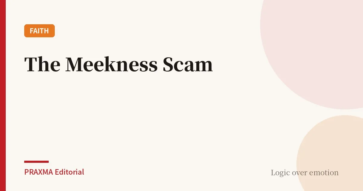 The Meekness Scam