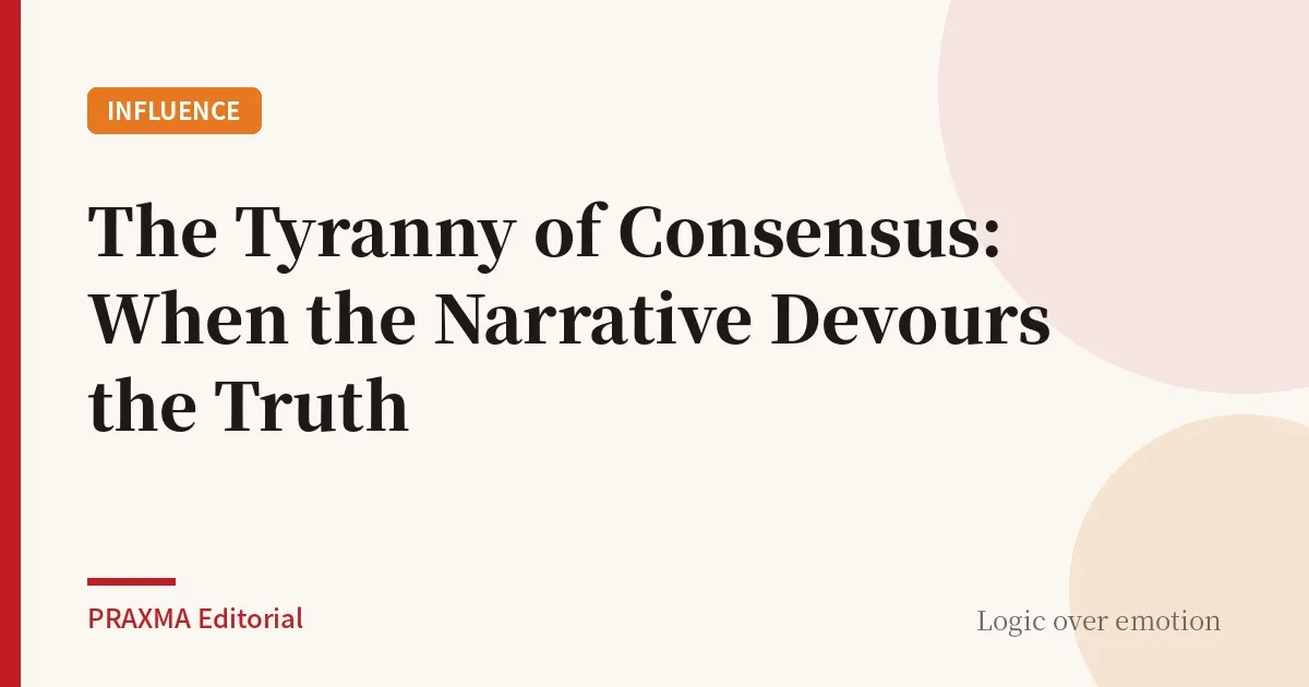 The Tyranny of Consensus: When the Narrative Devours the Truth